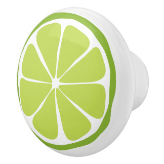 Pomo De Cerámica Botón de cerámica de la cal de la fruta cítrica
