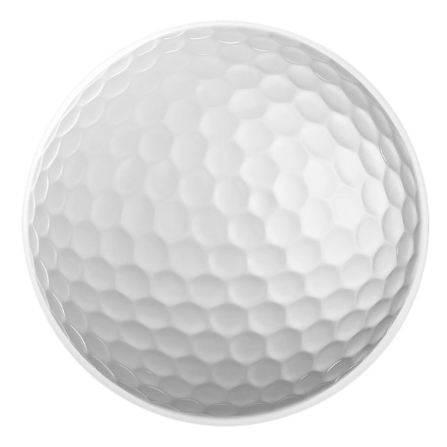 Pomo De Cerámica Botón de cerámica de la pelota de golf (Anverso)