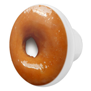 Pomo De Cerámica Botón de cerámica del buñuelo esmaltado