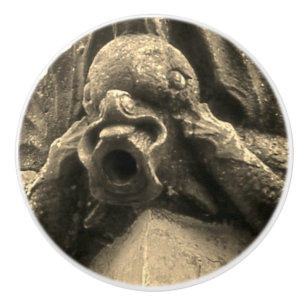 Pomo De Cerámica Botón de cerámica del "Gargoyle"