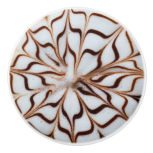 Pomo De Cerámica Botón de cerámica del modelo del Cappuccino