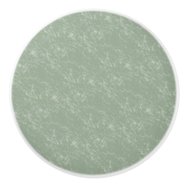 Pomo De Cerámica Botón de cerámica sabio veteado (Anverso)