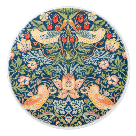 Pomo De Cerámica botón de diseño William Morris Strawberry Thief