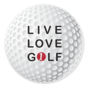 Pomo De Cerámica Botón de la pelota de golf