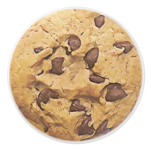 Pomo De Cerámica Botón del armario de cocina de la galleta de