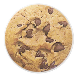 Pomo De Cerámica Botón del armario de cocina de la galleta de