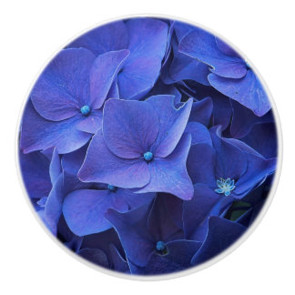 Pomo De Cerámica Botón del azul de Newport