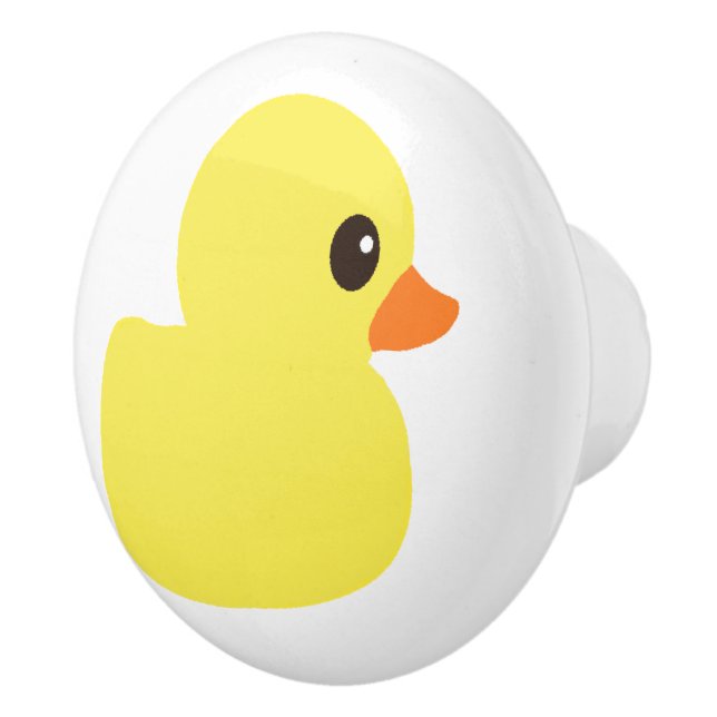 Pomo De Cerámica Botón "Ducky" de goma del cajón del aparador (Derecha)