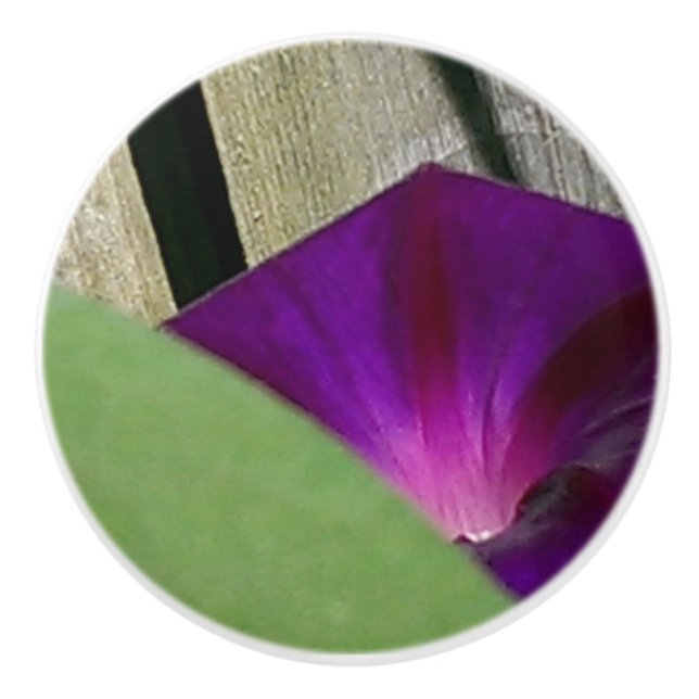 Pomo De Cerámica Botón floral (Anverso)