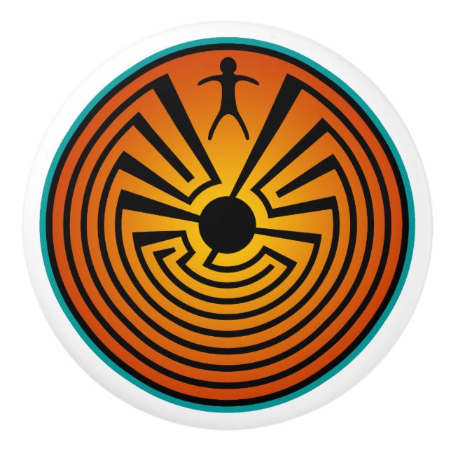 Pomo De Cerámica Botones de cerámica al sudoeste (Anverso)