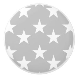 Pomo De Cerámica Botones de cerámica grises y blancos del modelo de