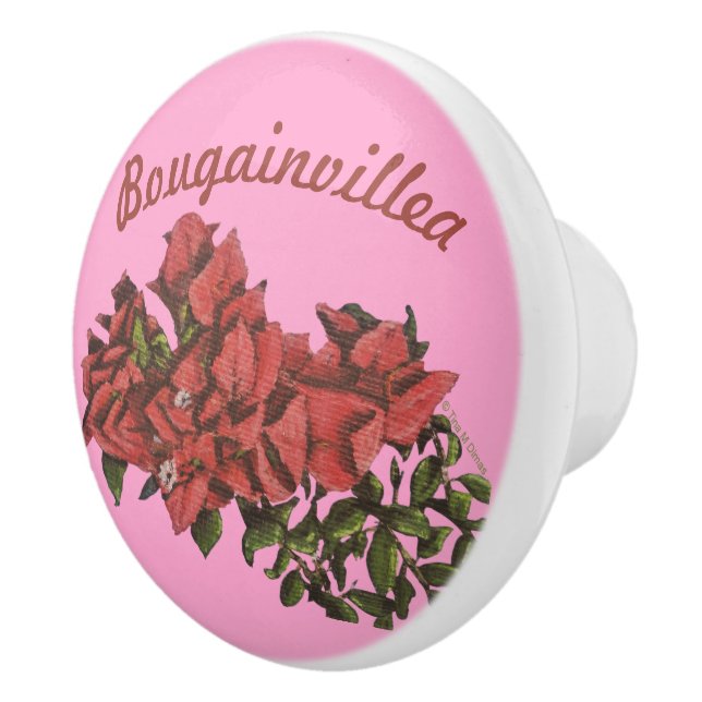 Pomo De Cerámica Bougainvillea Ceramic Knob (Derecha)