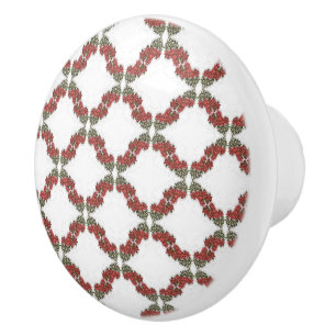 Pomo De Cerámica Bougainvillea Ceramic Knob