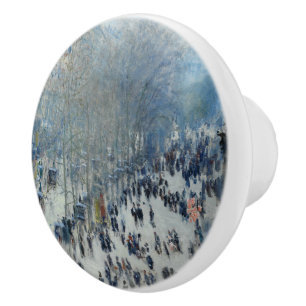 Pomo De Cerámica Boulevard des Capucines por Claude Monet