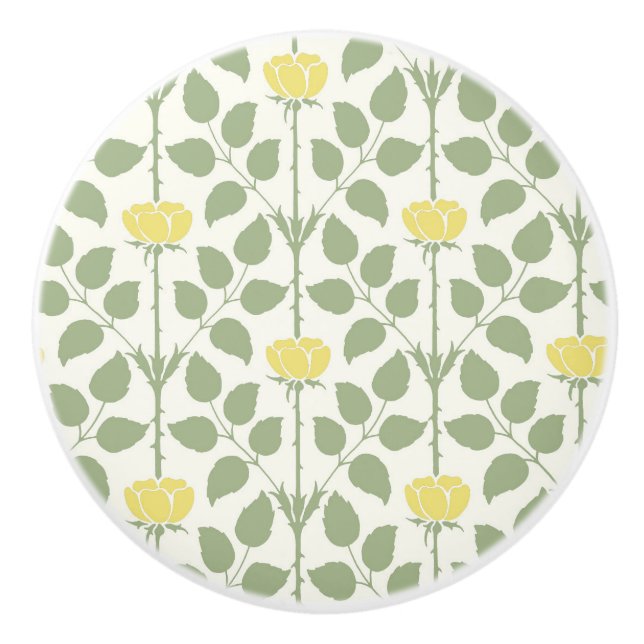 Pomo De Cerámica Briar Rosa Ceramic Knob (Anverso)