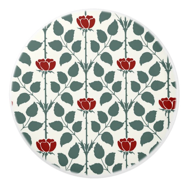 Pomo De Cerámica Briar Rosa Ceramic Knob (Anverso)