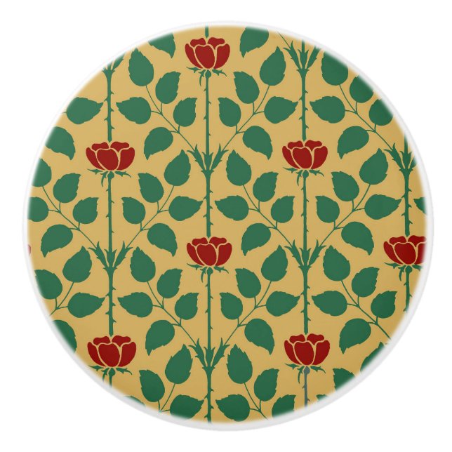 Pomo De Cerámica Briar Rosa Ceramic Knob (Anverso)