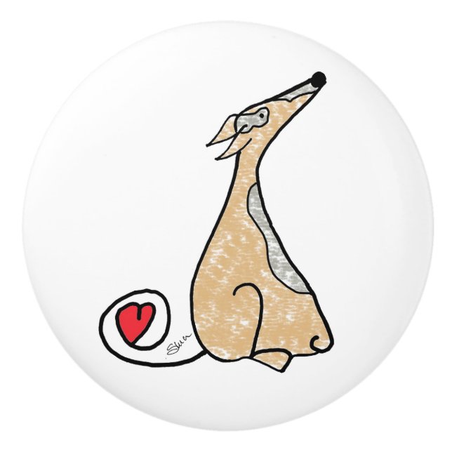 Pomo De Cerámica Bruno Ceramic Knob (Anverso)