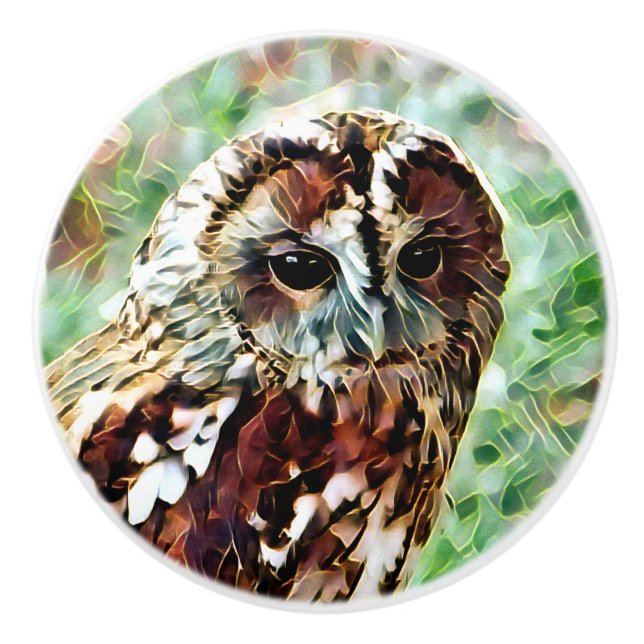 POMO DE CERÁMICA BÚHO (Anverso)