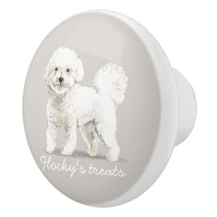 Pomo De Cerámica Buksi - Héroes de La Habana, Maltés, Shih Tzu, Bic