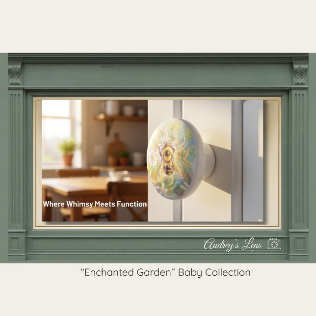 Pomo De Cerámica Bumblebee Nursery Knob | Nature Drawer Pull (Subido por el creador)