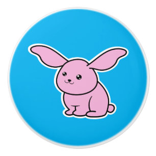 Pomo De Cerámica Bunny