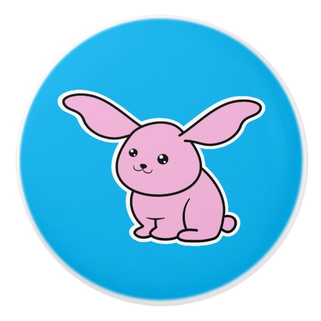 Pomo De Cerámica Bunny (Anverso)