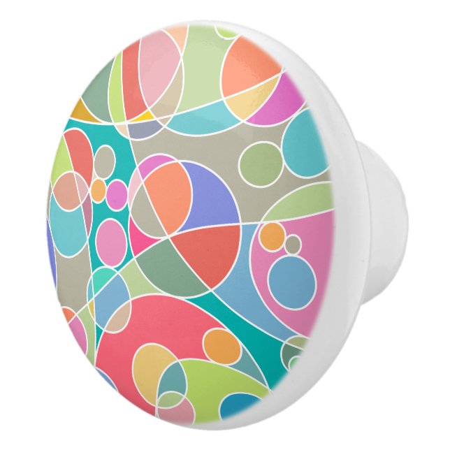 Pomo De Cerámica Burbujas (Derecha)