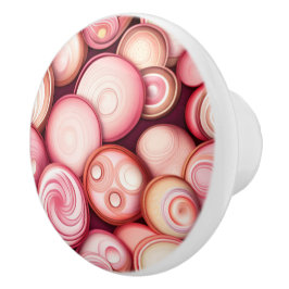 Pomo De Cerámica Burbujas