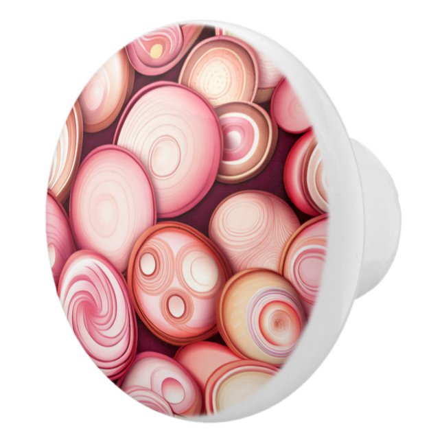 Pomo De Cerámica Burbujas (Derecha)