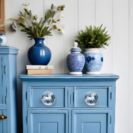 Pomo De Cerámica Caballo de invierno blanco mágico