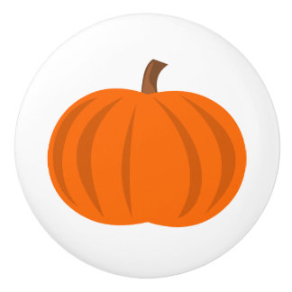 Pomo De Cerámica Caída de la cosecha de calabaza
