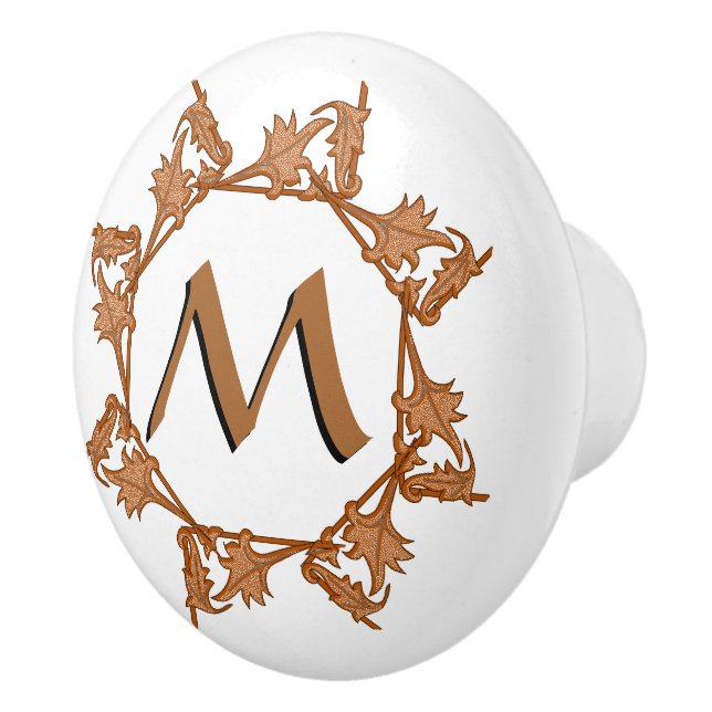 Pomo De Cerámica Cajas de drenaje - Círculo flojo e inicial (Derecha)