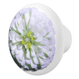 Pomo De Cerámica Cajón cerámico/Tiras de puertas - Lemony White Z