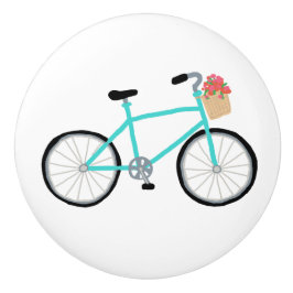 Pomo De Cerámica Cajón de la bicicleta del crucero y botón del