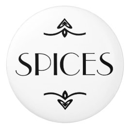 Pomo De Cerámica Cajón de la especia