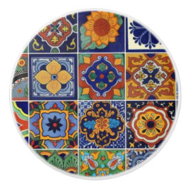Pomo De Cerámica Cajón Talavera Tile Imagen Cerámica Knob Tira