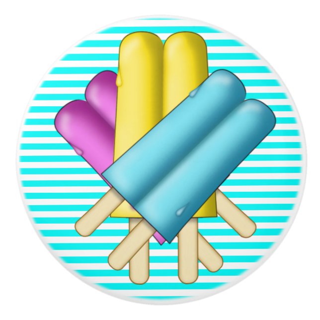 Pomo De Cerámica Cajones de drenaje de plástico dulce (Anverso)