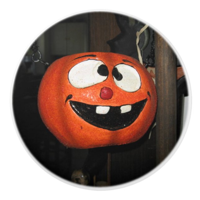 Pomo De Cerámica Calabaza loca (Anverso)