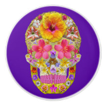 Calavera de flores 4 - Tropical