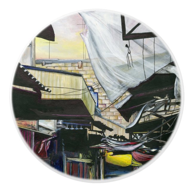 Pomo De Cerámica Camina a casa a través de la Antigüedad, Jerusalén (Anverso)