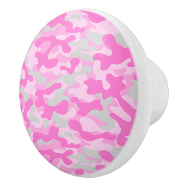 Pomo De Cerámica Camo Rosa (Derecha)