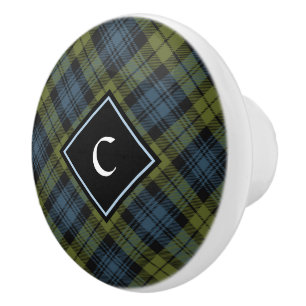 Pomo De Cerámica Campbell Tartan Ceramic Knob