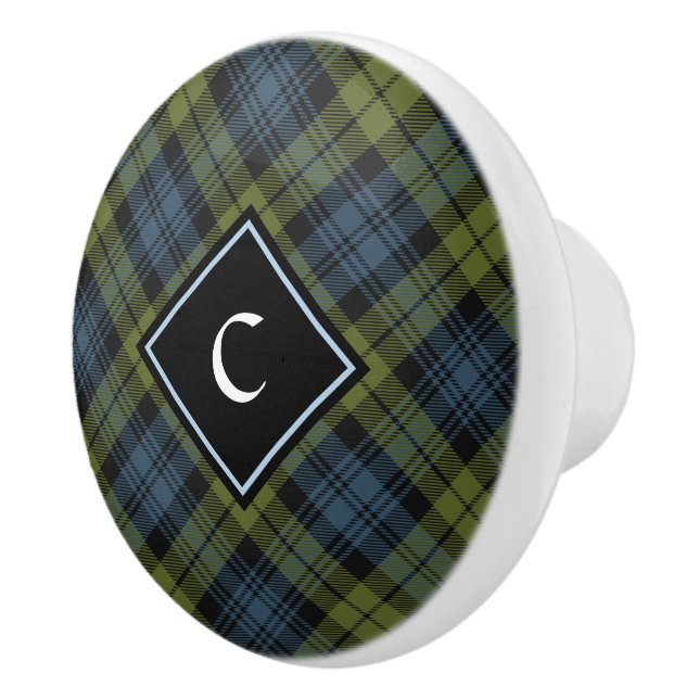 Pomo De Cerámica Campbell Tartan Ceramic Knob (Derecha)