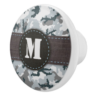 Pomo De Cerámica Camuflaje urbano