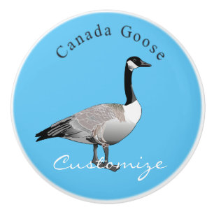 Pomo De Cerámica Canadá Goose Gander Thunder_Cove