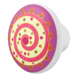 Pomo De Cerámica Candy and Cakes Pink