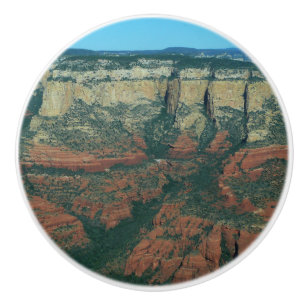Pomo De Cerámica Capas de rocas rojas en Sedona Arizona