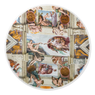 Pomo De Cerámica Capilla Sixtina Michelangelo - Vaticano, Roma, Ita