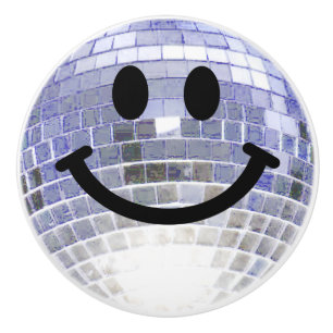 Pomo De Cerámica Cara de la bola de discoteca